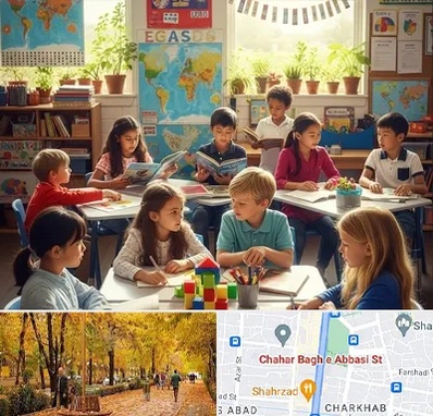 دبستان دو زبانه در چهارباغ اصفهان 