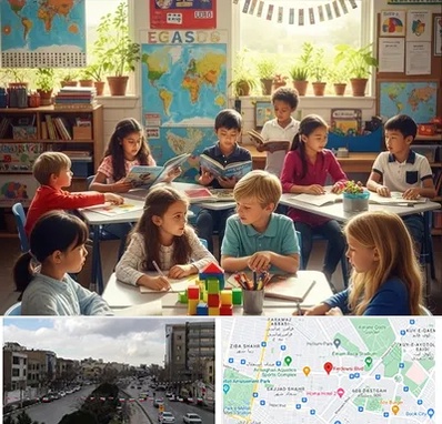 دبستان دو زبانه در بلوار فردوسی مشهد 