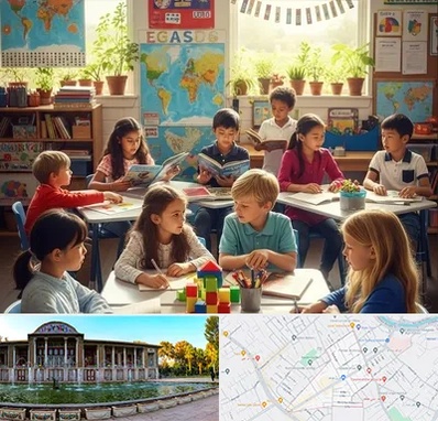 دبستان دو زبانه در عفیف آباد شیراز 