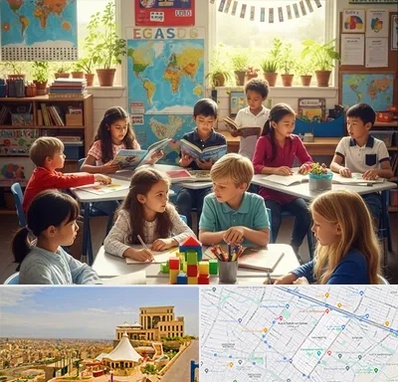 دبستان دو زبانه در هاشمیه مشهد 