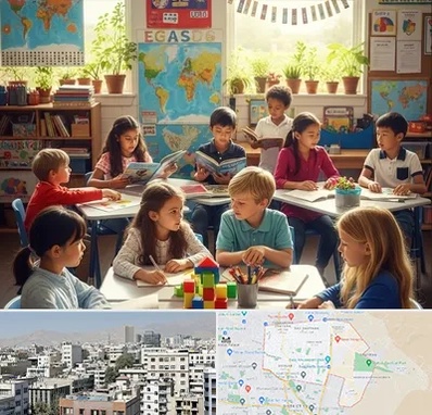 دبستان دو زبانه در منطقه 14 تهران 