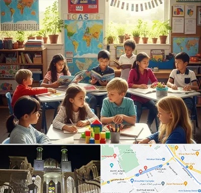 دبستان دو زبانه در زرگری شیراز 