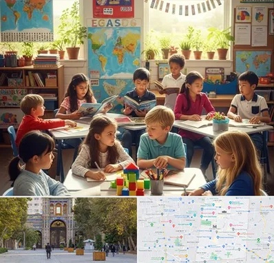 دبستان دو زبانه در منطقه 12 تهران 