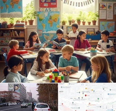 دبستان دو زبانه در کارگر شمالی 