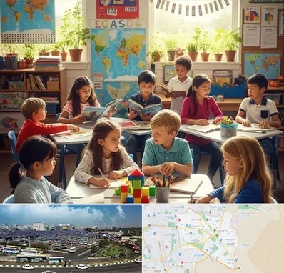 دبستان دو زبانه در منطقه 15 تهران 