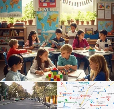 دبستان دو زبانه در شریعتی 