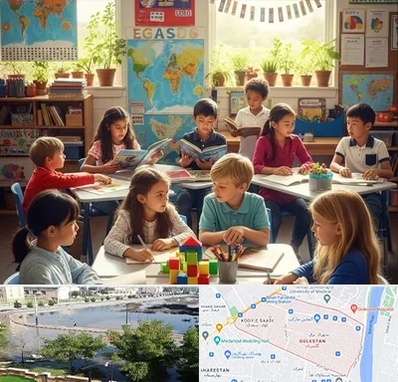 دبستان دو زبانه در گلستان اهواز 