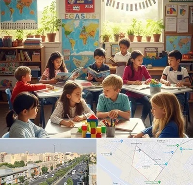 دبستان دو زبانه در کیانمهر کرج 