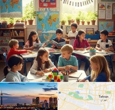 دبستان دو زبانه در غرب تهران 
