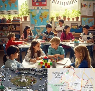 دبستان دو زبانه در فردیس کرج 