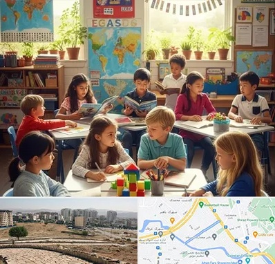 دبستان دو زبانه در کوی وحدت شیراز 