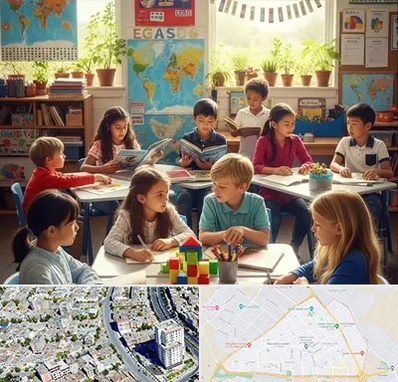 دبستان دو زبانه در قاسم آباد مشهد 