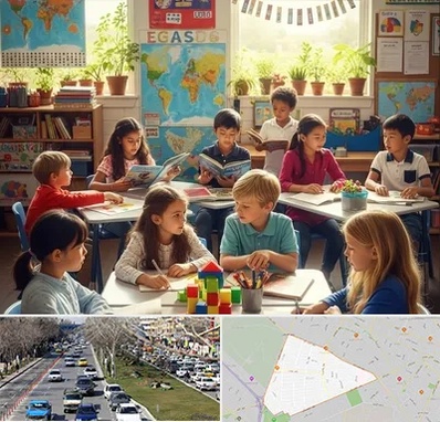 دبستان دو زبانه در احمدآباد مشهد 