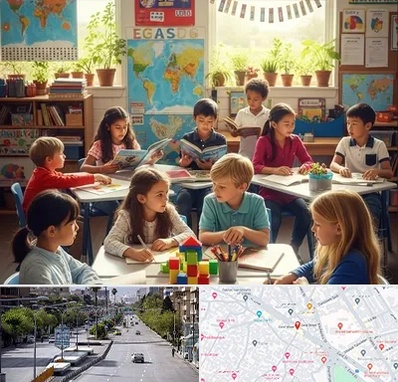 دبستان دو زبانه در خیابان زند شیراز 