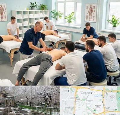 آموزش ماساژ در باغ فیض 