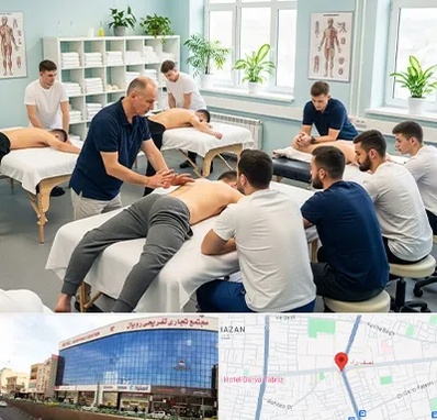 آموزش ماساژ در نصف راه تبریز 