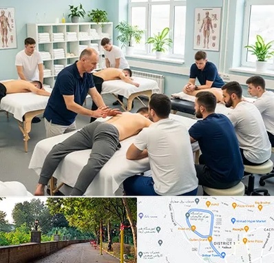 آموزش ماساژ در فلکه گاز رشت 