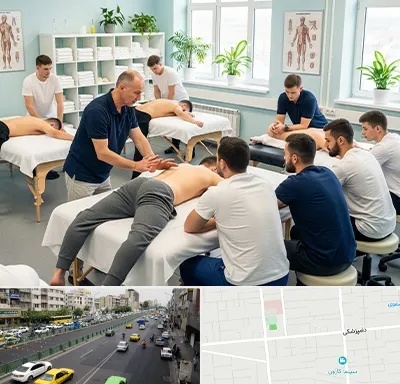 آموزش ماساژ در خیابان دامپزشکی