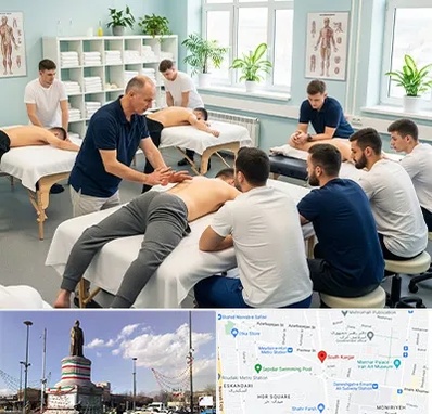آموزش ماساژ در کارگر جنوبی