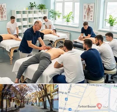آموزش ماساژ در تربیت تبریز 