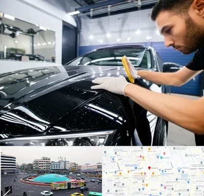 بادی فنس خودرو در میدان انقلاب