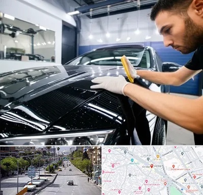 بادی فنس خودرو در خیابان زند شیراز 