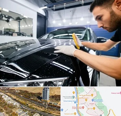 بادی فنس خودرو در خیابان نیایش شیراز 