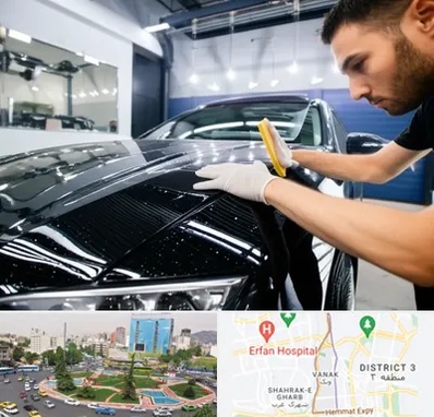 بادی فنس خودرو در ونک 