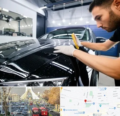 بادی فنس خودرو در خیابان آزادی 