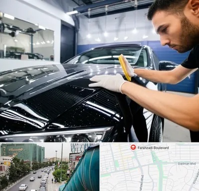 بادی فنس خودرو در بلوار فرحزادی 