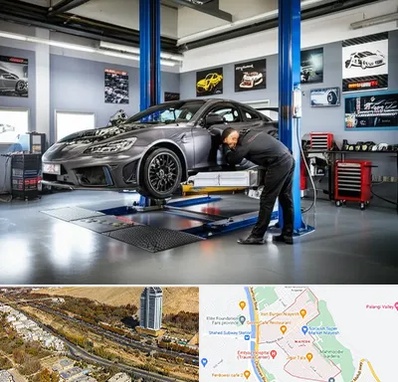 تیونینگ خودرو در خیابان نیایش شیراز 