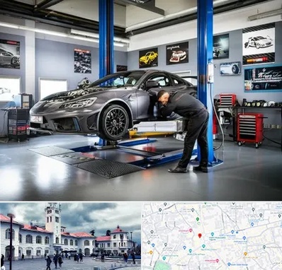 تیونینگ خودرو در میدان شهرداری رشت 