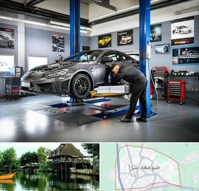 تیونینگ خودرو در صومعه سرا