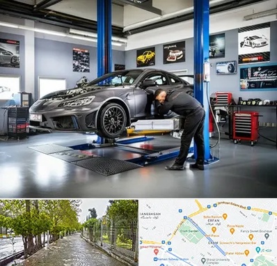 تیونینگ خودرو در خیابان ارم شیراز 