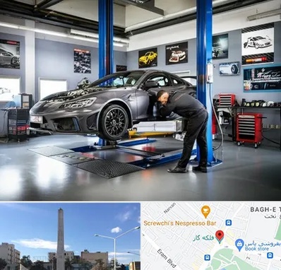 تیونینگ خودرو در فلکه گاز شیراز 