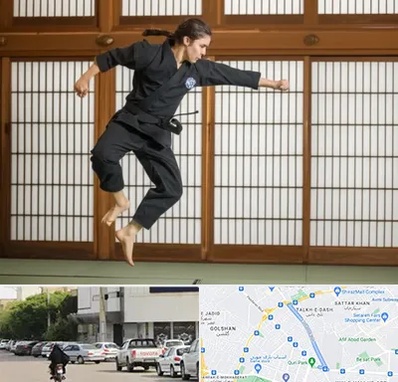 باشگاه نینجا در قدوسی شرقی شیراز 