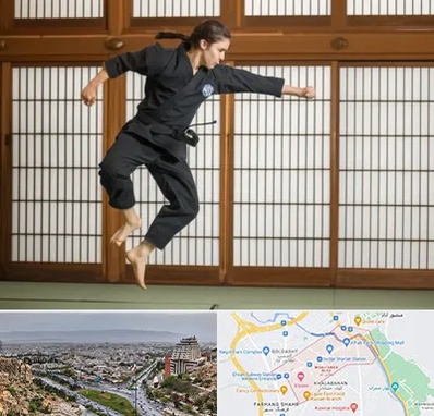 باشگاه نینجا در معالی آباد شیراز 