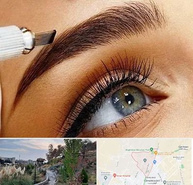 فیبروز ابرو در باغستان کرج