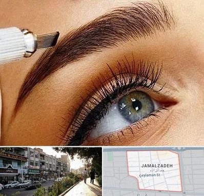 فیبروز ابرو در خیابان جمالزاده