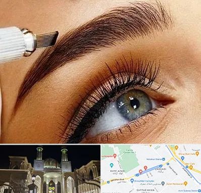 فیبروز ابرو در زرگری شیراز