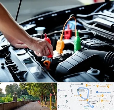 آموزش برق و ECU خودرو در فلکه گاز رشت