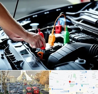 آموزش برق و ECU خودرو در خیابان آزادی 