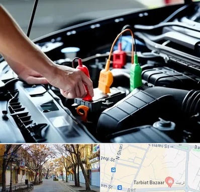 آموزش برق و ECU خودرو در تربیت تبریز 