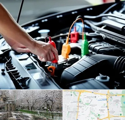 آموزش برق و ECU خودرو در باغ فیض