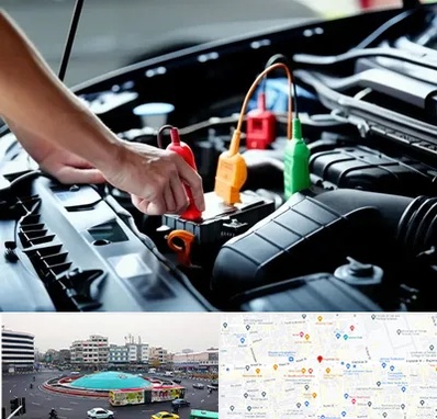 آموزش برق و ECU خودرو در میدان انقلاب 