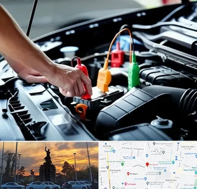 آموزش برق و ECU خودرو در میدان حر 