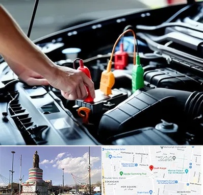 آموزش برق و ECU خودرو در کارگر جنوبی