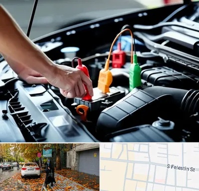 آموزش برق و ECU خودرو در خیابان فلسطین 