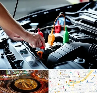 آموزش برق و ECU خودرو در میدان ولیعصر