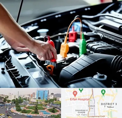 آموزش برق و ECU خودرو در ونک 